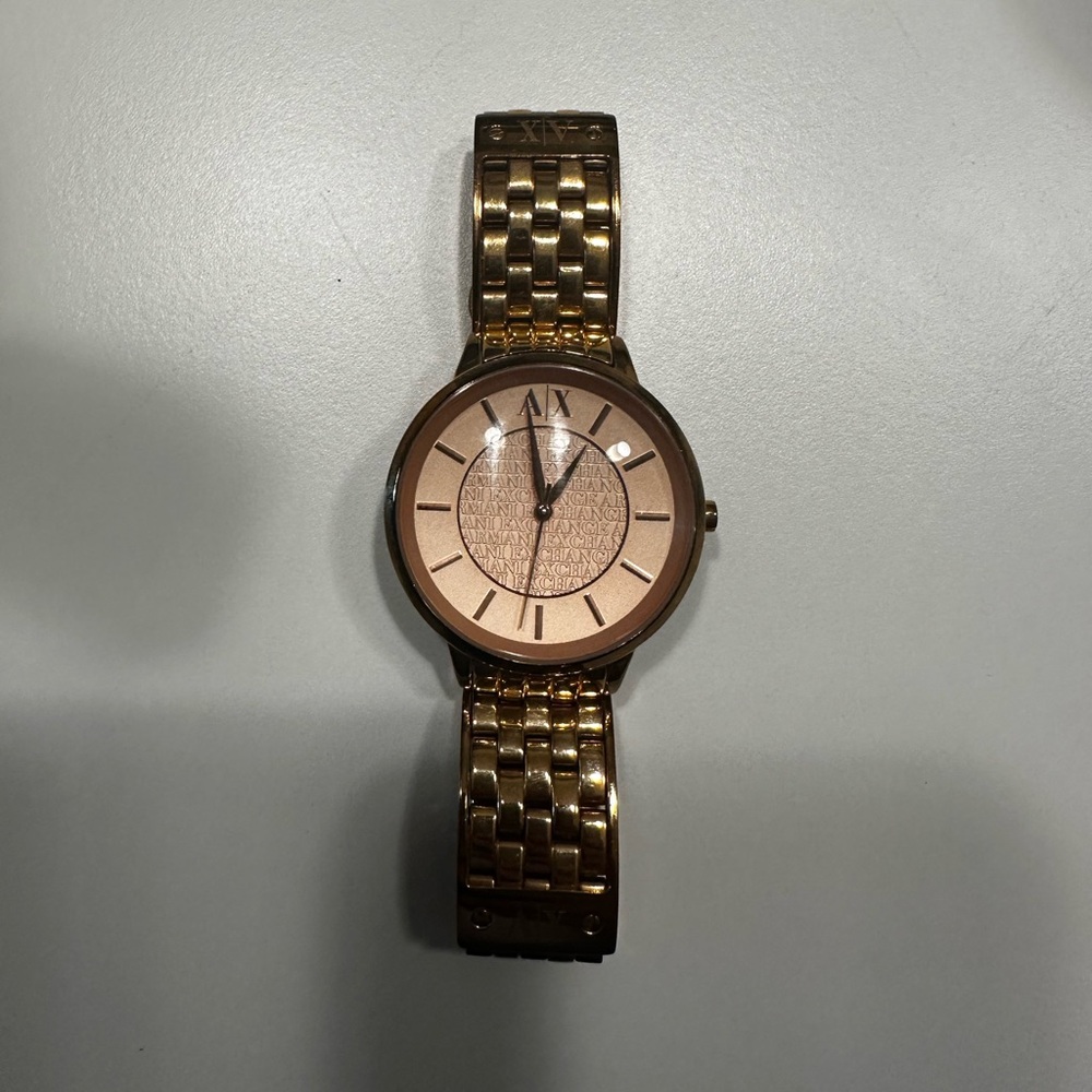Armani Rose Gold Watch
